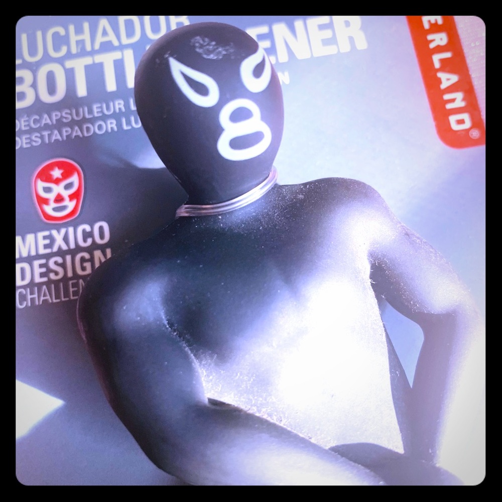 Luchador bottle opener